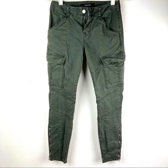 J Brand Houlihan Mid-Rise Skinny Cargo Pants -Distressed Caledon - Picture 3 of 10